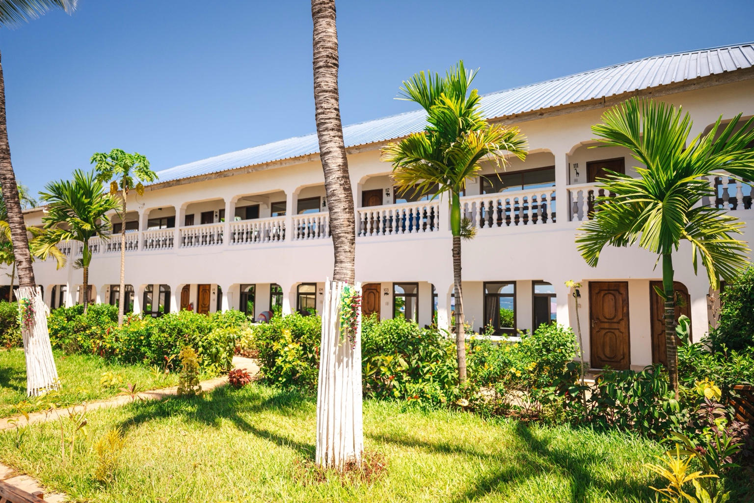 The resort gardens